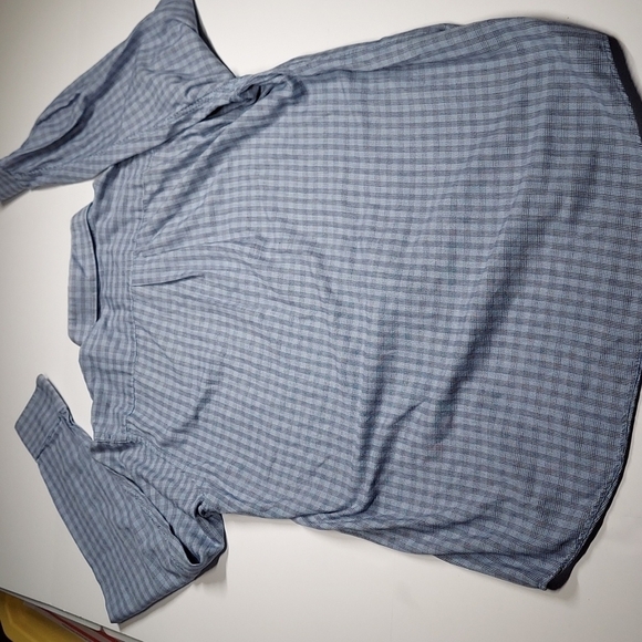 Michael Kors plaid Button Down Shirt 👕 16- 34/35 - Picture 8 of 8